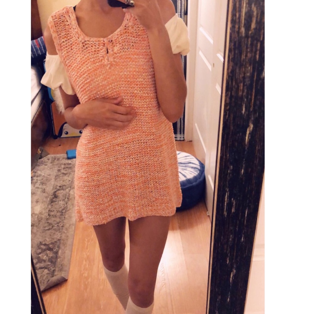 ⚫️Knitted Sweater Vest Dress Tunic
